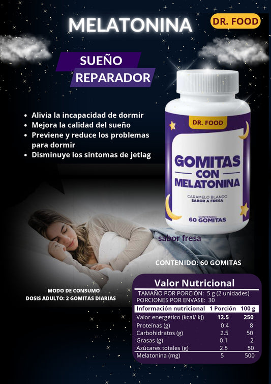 Gomitas con Melatonina 😴